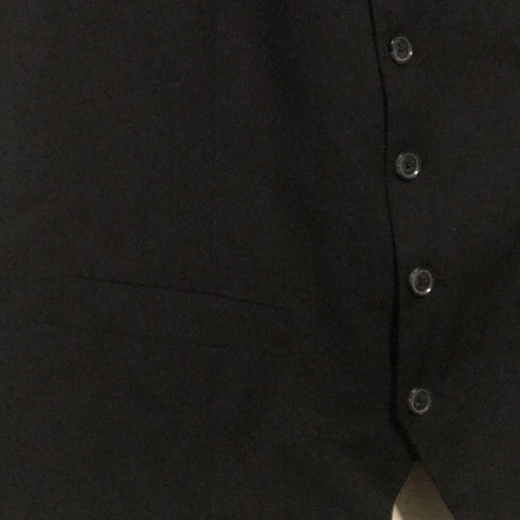 Black Suit Vest - Picture 2 of 6